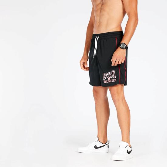 Pantalón Corto Negro Hombre Ecko