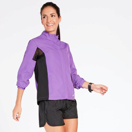 Cortavientos Running Morado Mujer Ipso