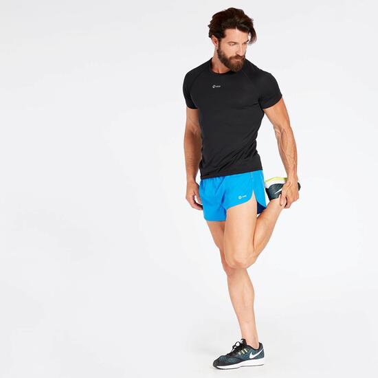 Camiseta Running Negro Hombre Ipso