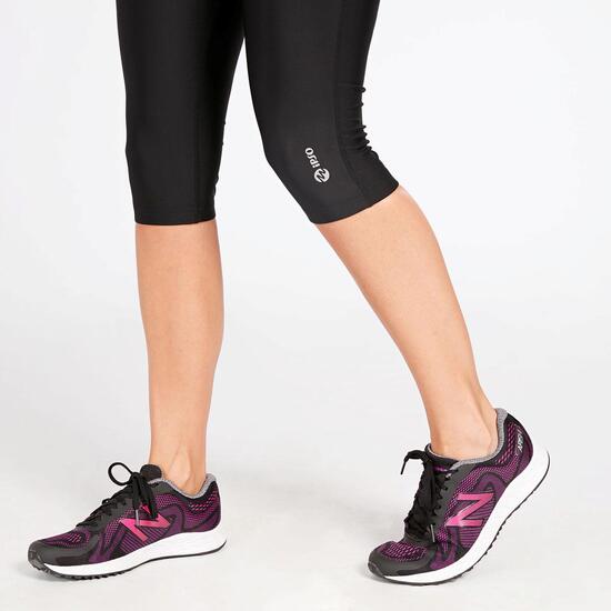 Malla Pirata Running Negra Mujer Ipso