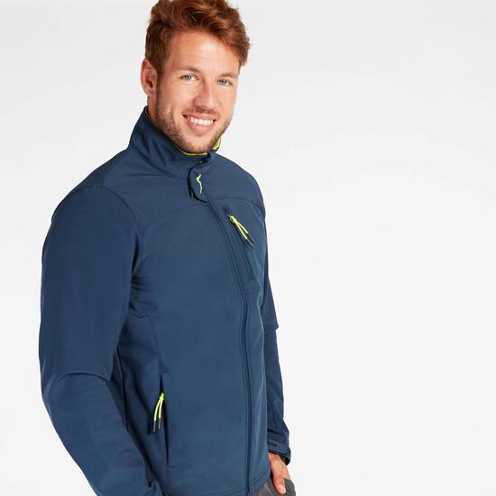 Chaqueta Shoftshell Azul Hombre Boriken