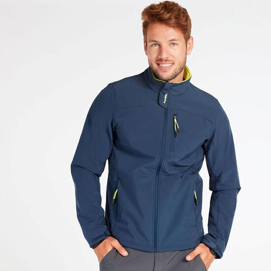 Chaqueta Shoftshell Azul Hombre Boriken