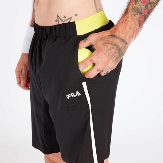 Pantalón Corto Tenis Negro Fila