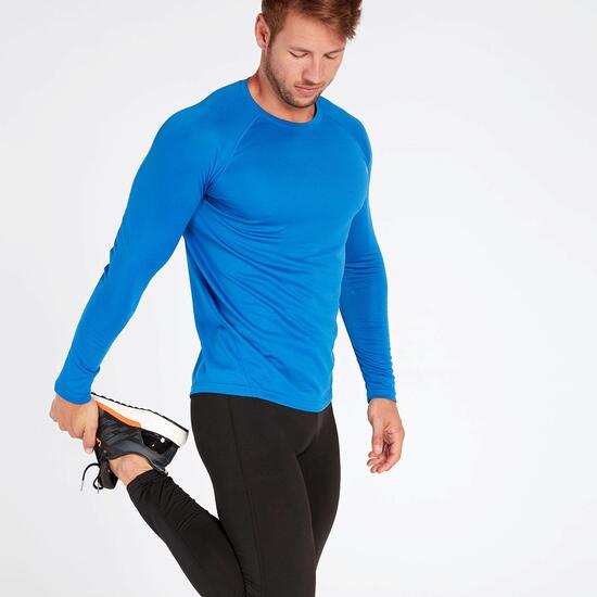 Camiseta Running Azul Ipso Combi