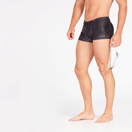 Bañador Bóxer Natación Negro Hombre Paraqua
