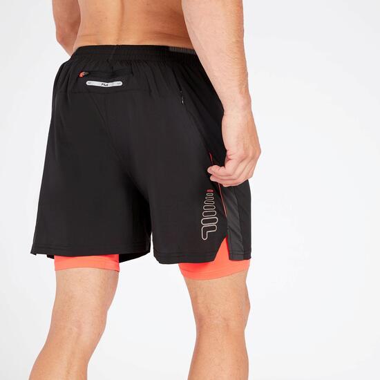 Pantalón Running & Malla Negro Fila