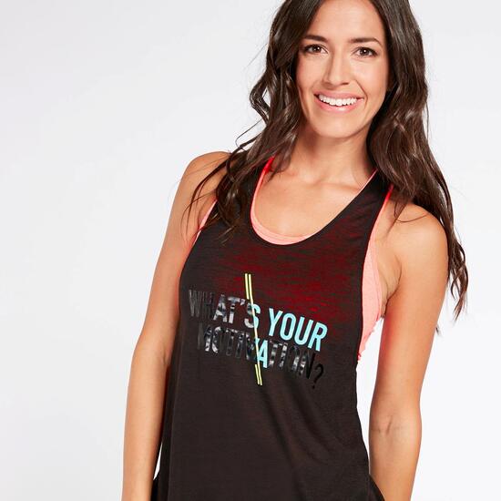 Camiseta Fitness Negra Ilico