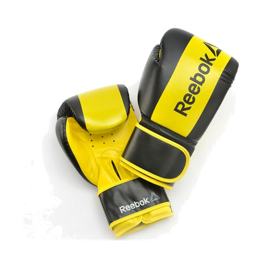 REEBOK Guantes Boxeo Amarillo Negro