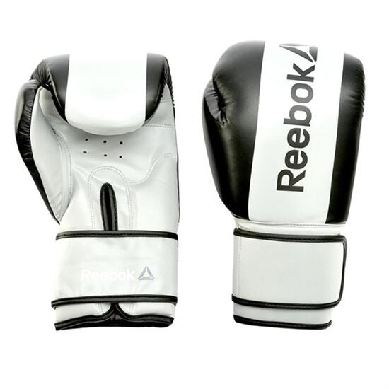 REEBOK Guantes Boxeo Negro Blanco