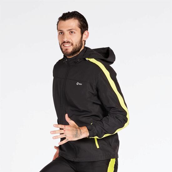 Cortavientos Running Negro Ipso Combi