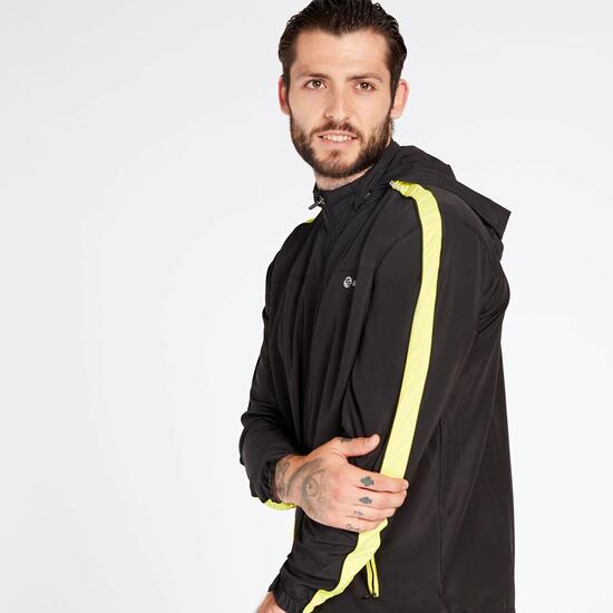 Cortavientos Running Negro Ipso Combi