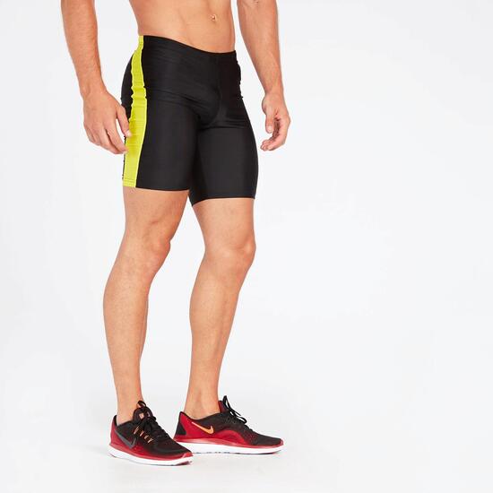 Mallas Cortas Running Negras Mujer Ipso Combi