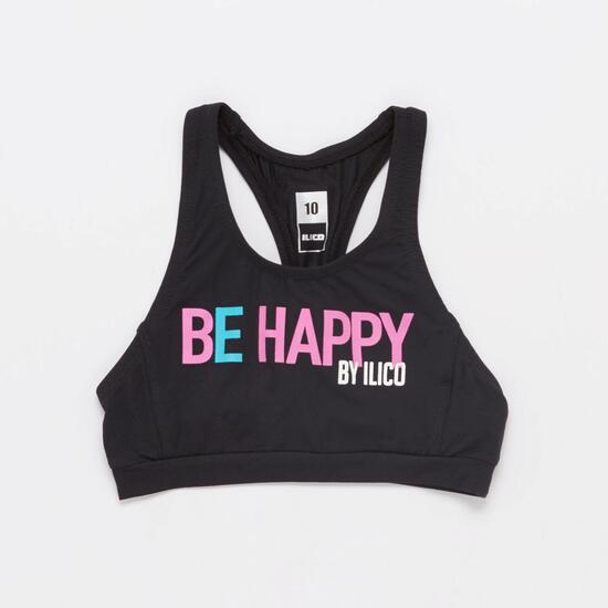 Top Deportivo Negro Mujer Ílico