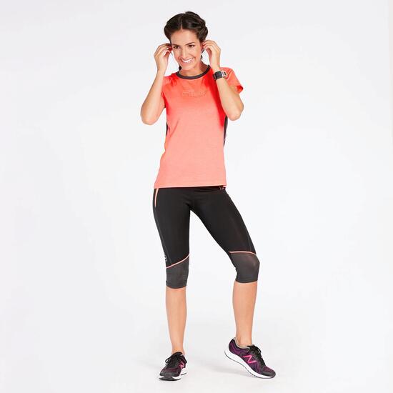 Camiseta Running Coral Mujer Fila Performance