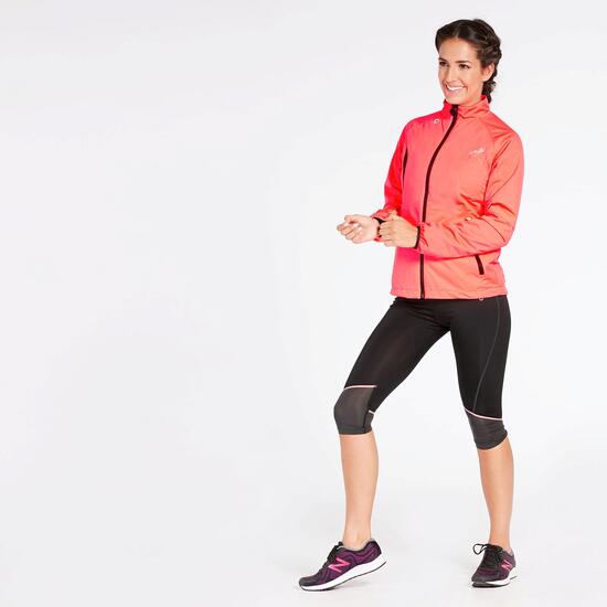 Cortavientos Running Coral Fila Performance
