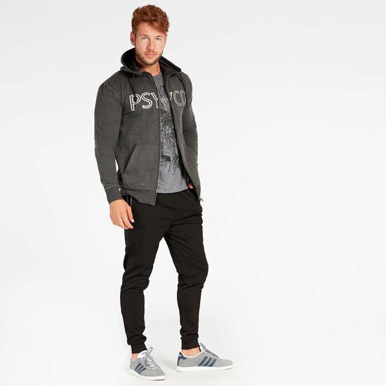 Sudadera Silver Psyco Negra
