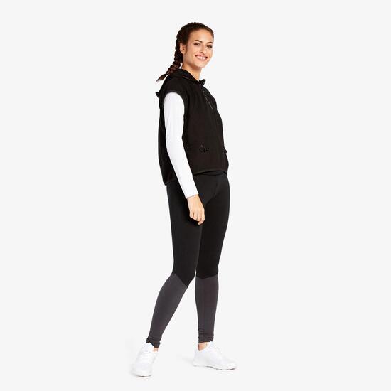 Chaleco Capucha Negro Silver