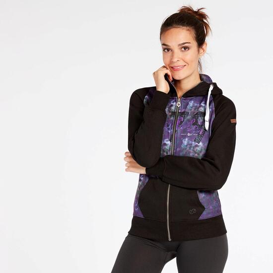 Sudadera Capucha Negra Silver