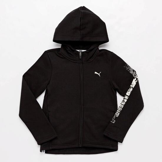 Sudadera Negra Puma Niña