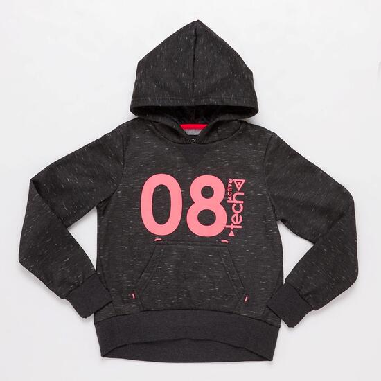 Sudadera Negra Junior Silver Attitude