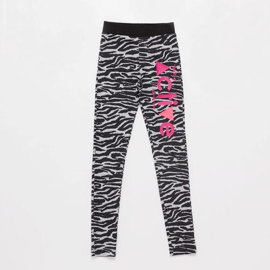 Leggins Estampado Cebra Niña Silver Petit