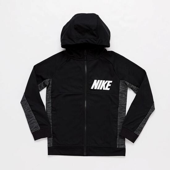 Chándal Nike Capucha Negro Niño (10-16)