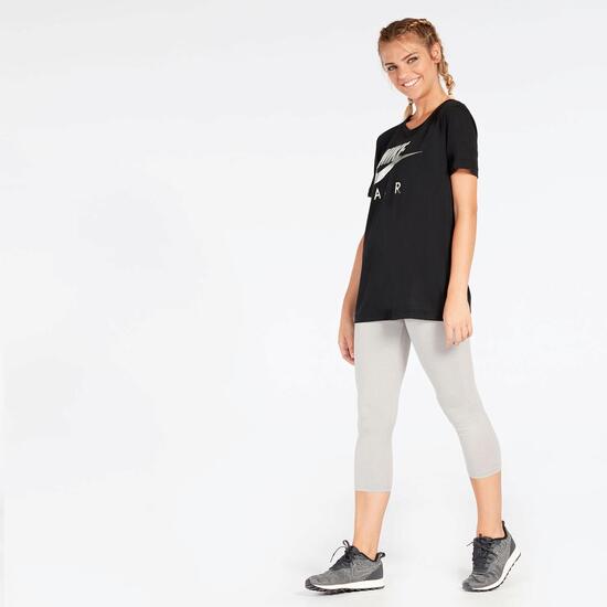 Camiseta Reebok Tee Air Negra Mujer