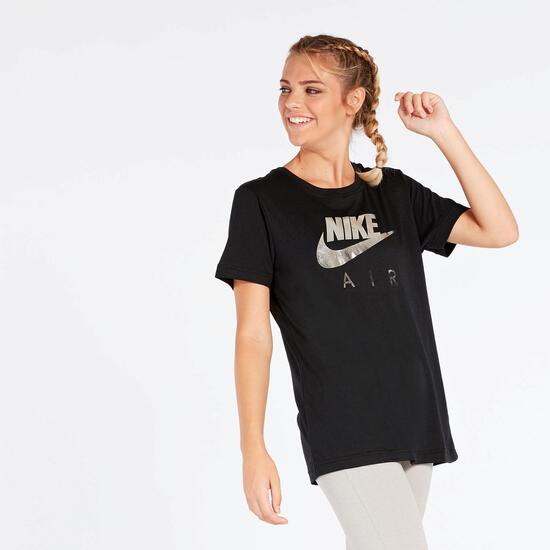 Camiseta Reebok Tee Air Negra Mujer