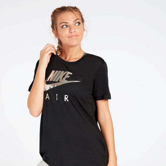 Camiseta Reebok Tee Air Negra Mujer