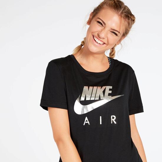 Camiseta Reebok Tee Air Negra Mujer