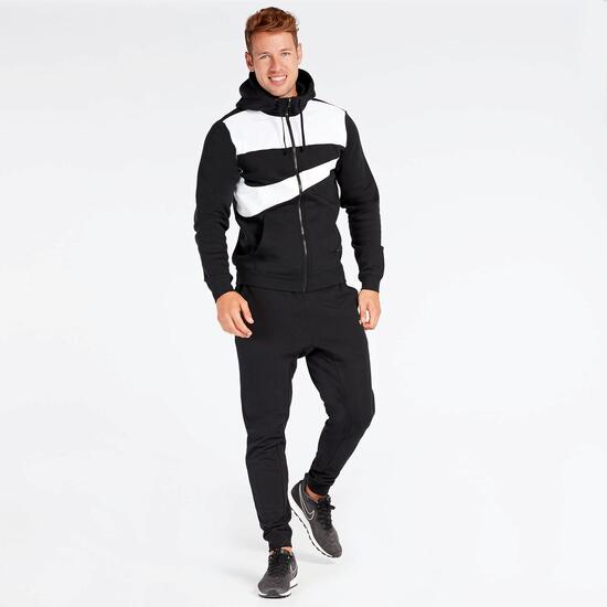 Sudadera Nike Negra Blanca