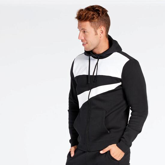 Sudadera Nike Negra Blanca