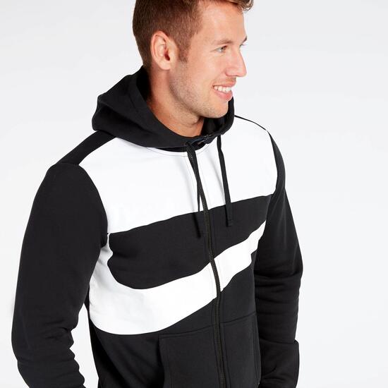 Sudadera Nike Negra Blanca