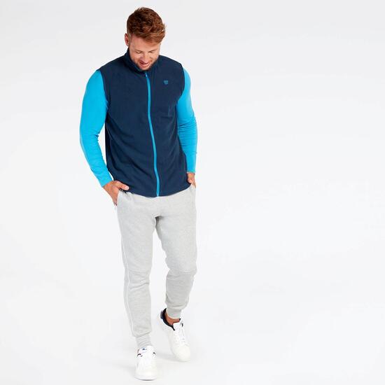 Chaleco Polar Marino Hombre Up Basic