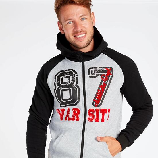 Chándal Hombre Gris Negro Up Basic Felpa
