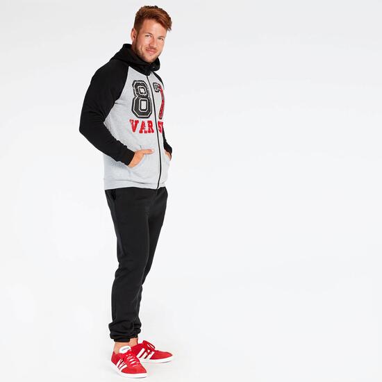 Chándal Hombre Gris Negro Up Basic Felpa