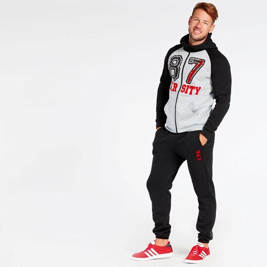 Chándal Hombre Gris Negro Up Basic Felpa