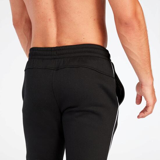 Pantalón Chándal Negro Hombre Up Basic Felpa