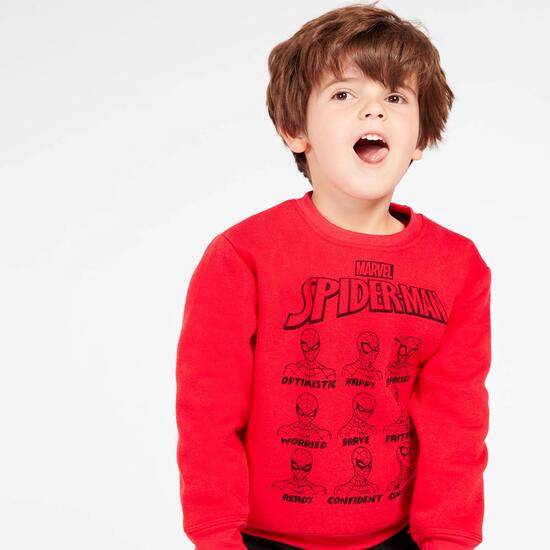 Chandal Spiderman Rojo Negro Niño (2-8)