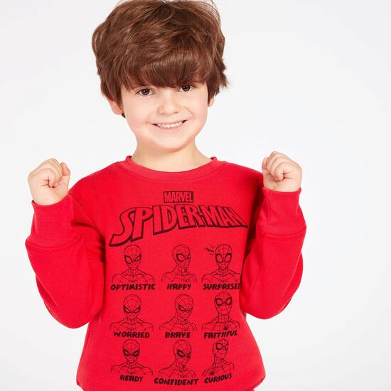 Chandal Spiderman Rojo Negro Niño (2-8)