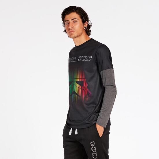 Camiseta Star Wars Hombre Negra