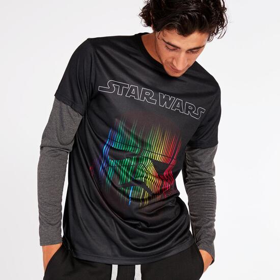 Camiseta Star Wars Hombre Negra