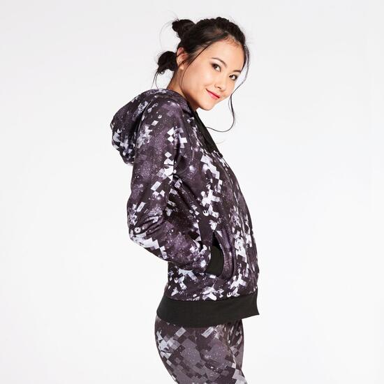 Sudadera Star Wars Estampado Negro Mujer