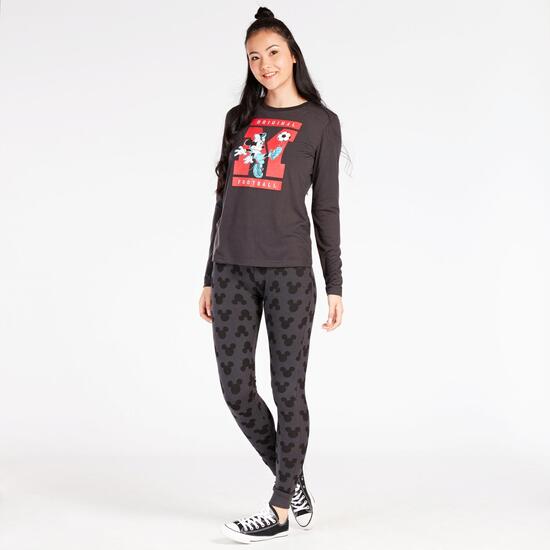 Camiseta Minnie Gris Mujer