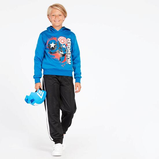 Sudadera Capitán América Azul Niño (10-16)