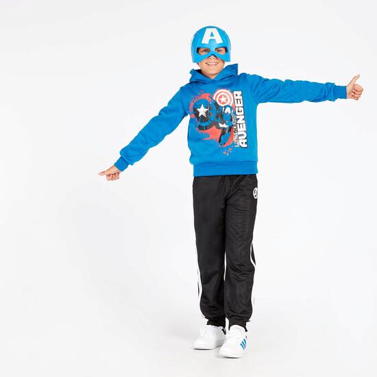 Sudadera Capitán América Azul Niño (10-16)