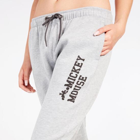 Pantalón Mickey Gris Claro Mujer