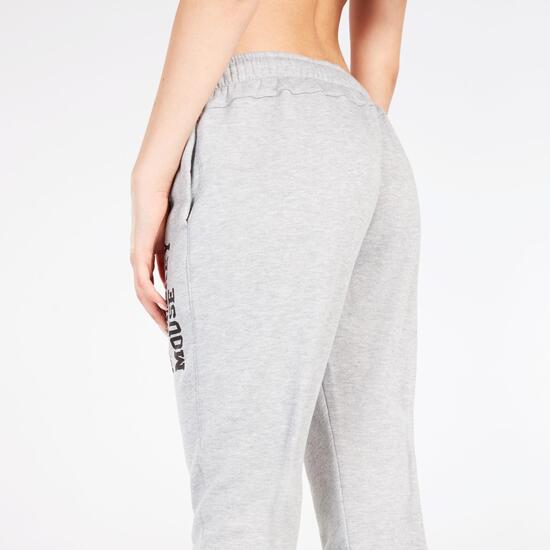 Pantalón Mickey Gris Claro Mujer