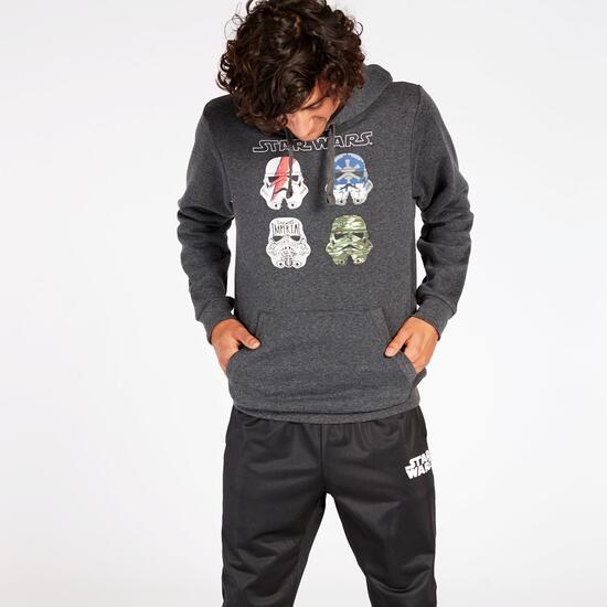 Sudadera Star Wars Negra Hombre