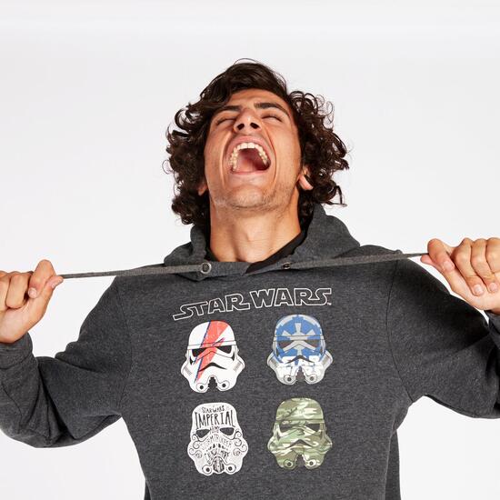 Sudadera Star Wars Negra Hombre